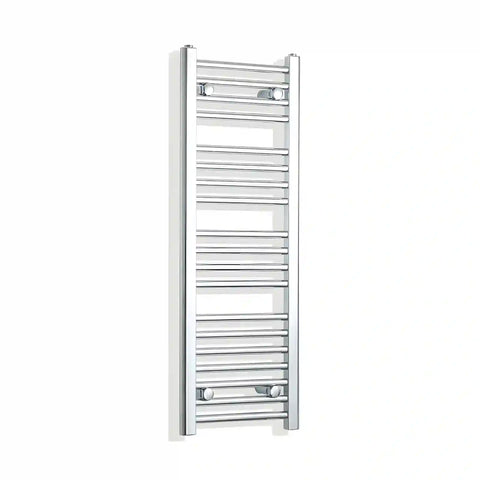 Sèche-serviettes chromé 300 mm de largeur · Chauffage central