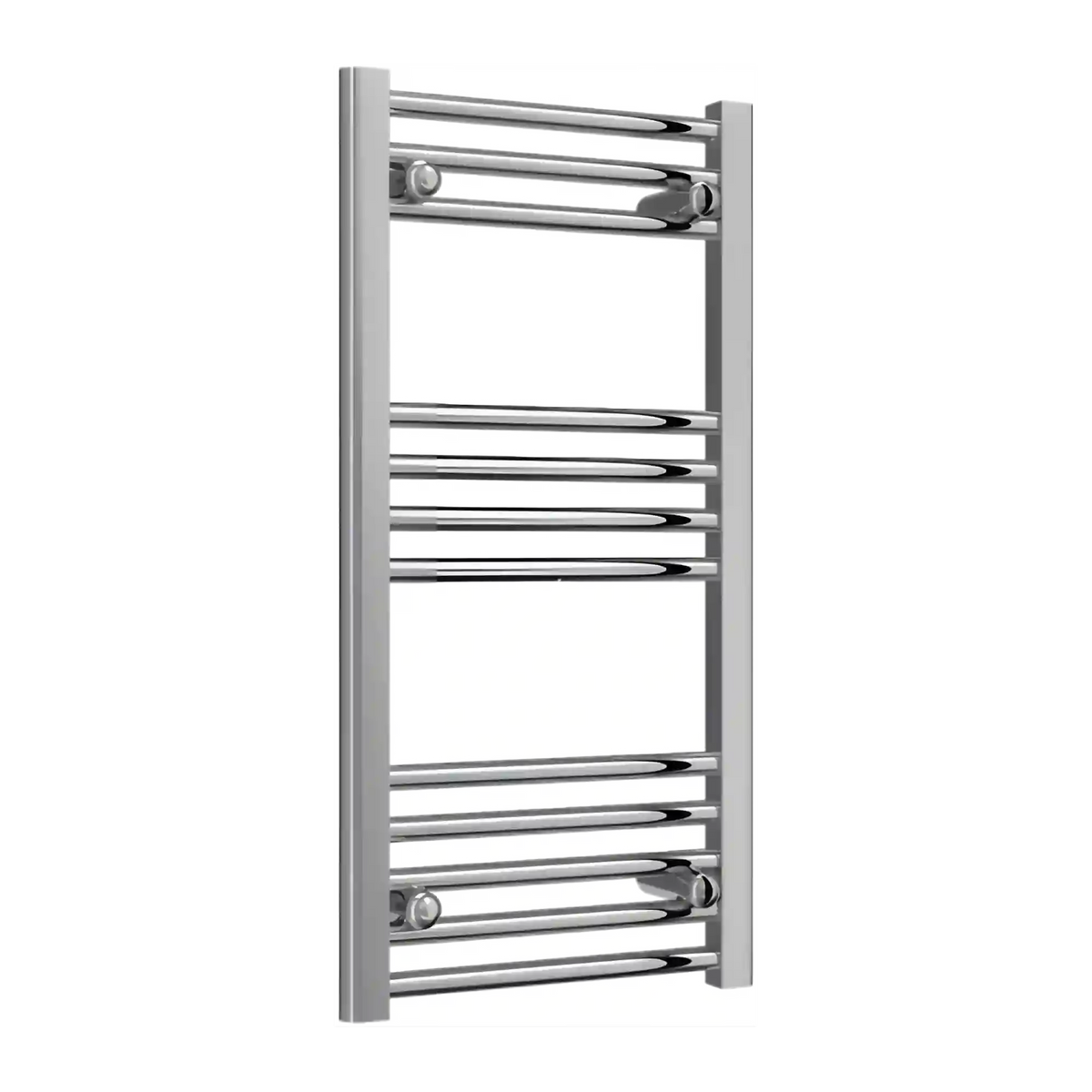 Sèche-serviettes chromé 400 mm de largeur · Chauffage central
