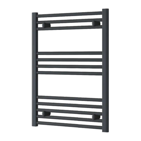 Sèche-serviettes anthracite 600 mm de largeur · Chauffage central