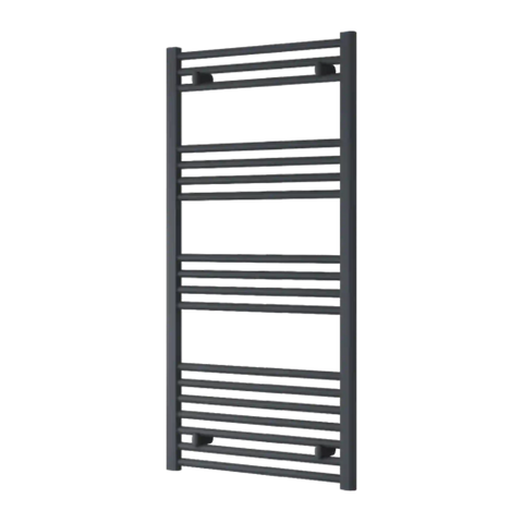 Sèche-serviettes anthracite 600 mm de largeur · Chauffage central