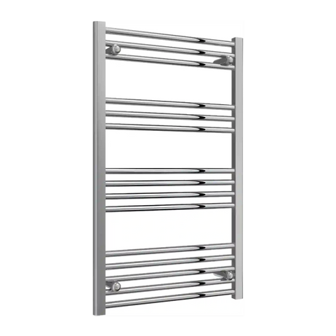 Sèche-serviettes chromé 600 mm de largeur · Chauffage central