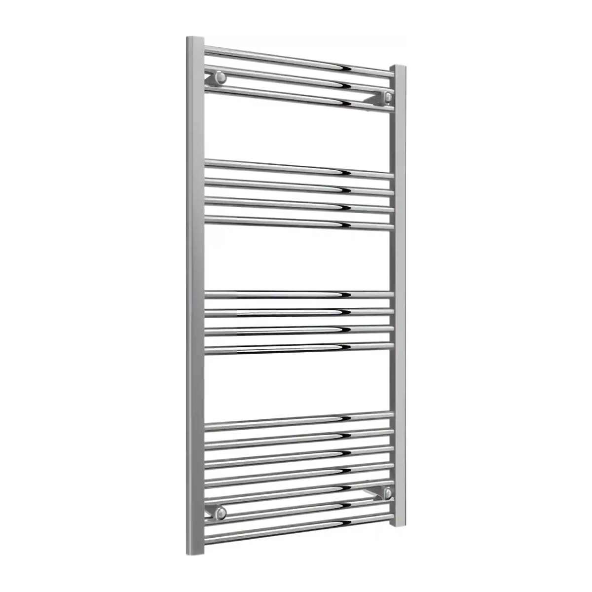 Sèche-serviettes chromé 600 mm de largeur · Chauffage central