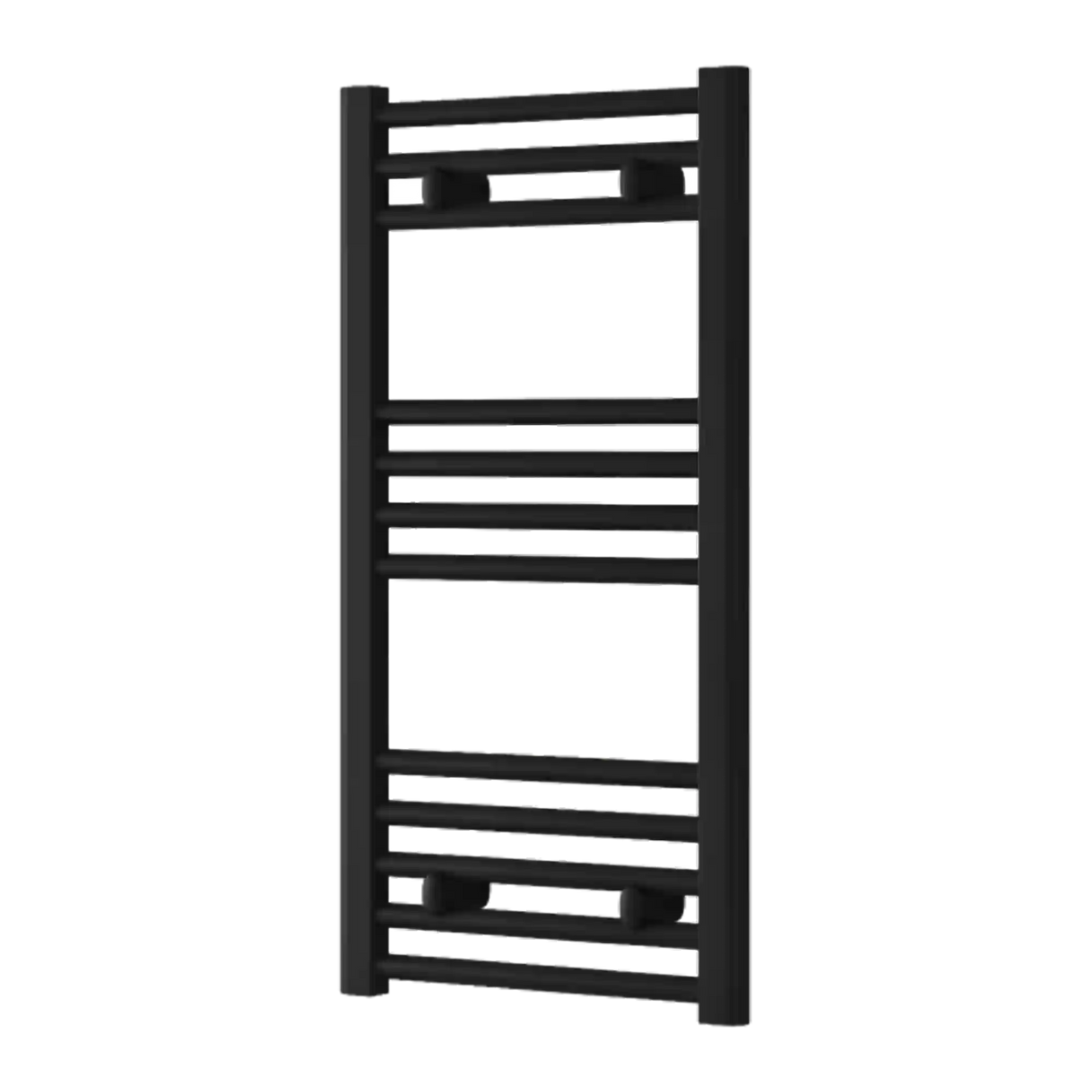 Sèche-serviettes noir 400 mm de largeur · Chauffage central