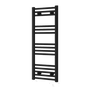 Sèche-serviettes noir 400 mm de largeur · Chauffage central