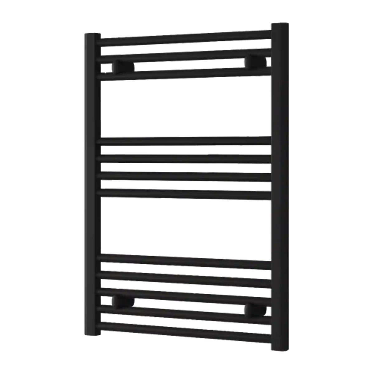 Sèche-serviettes noir 600 mm de largeur · Chauffage central