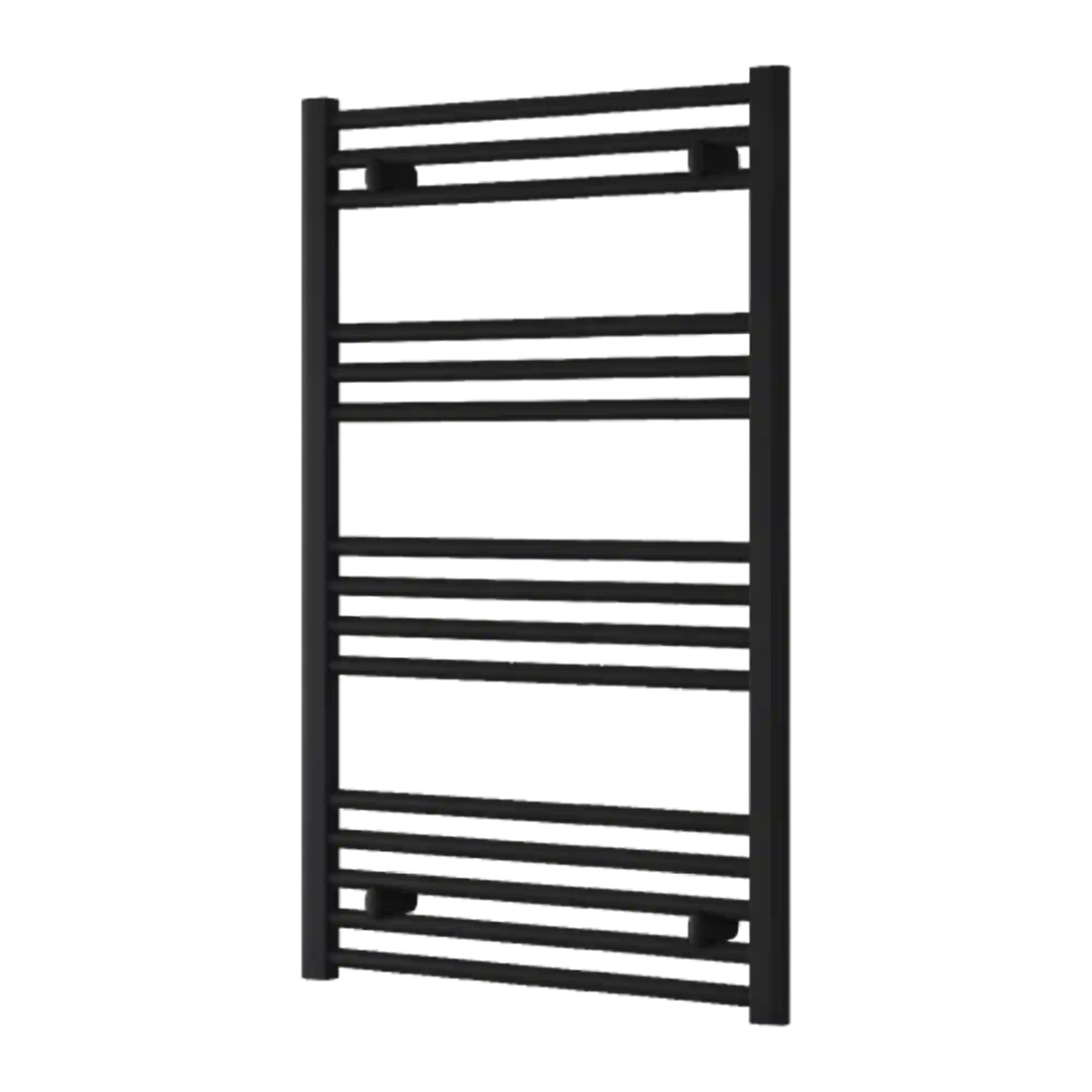 Sèche-serviettes noir 600 mm de largeur · Chauffage central