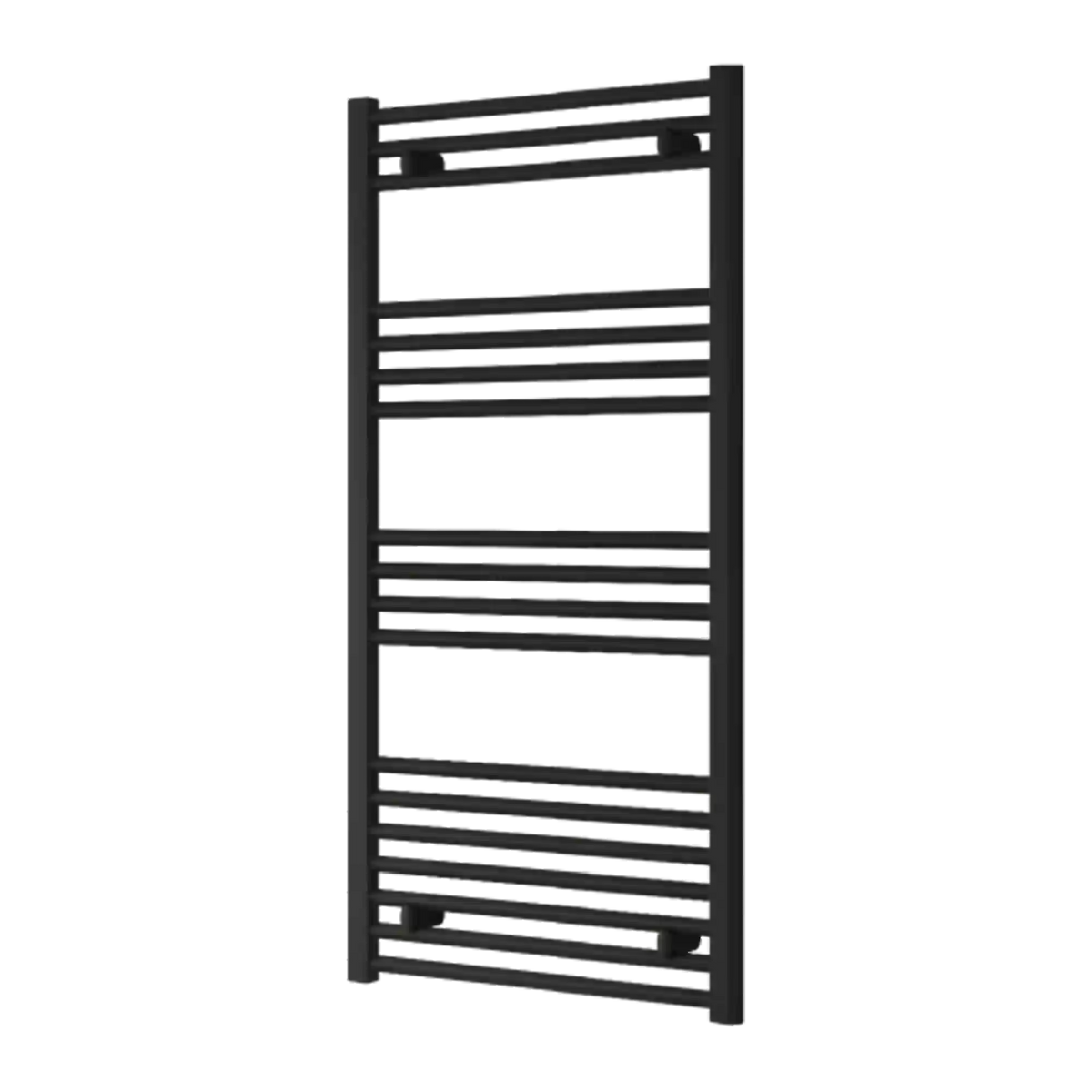 Sèche-serviettes noir 600 mm de largeur · Chauffage central