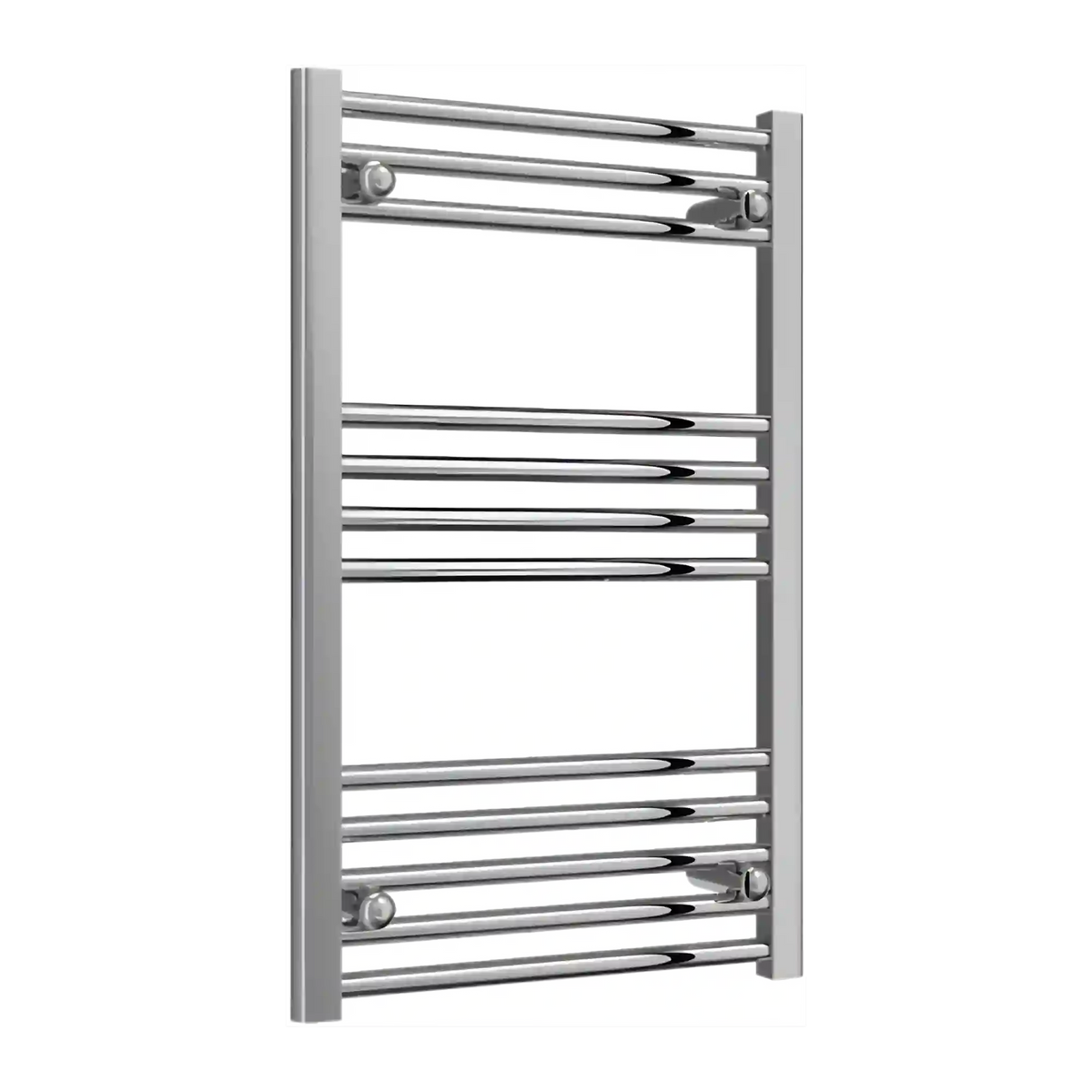 Sèche-serviettes chromé 500 mm de largeur · Chauffage central