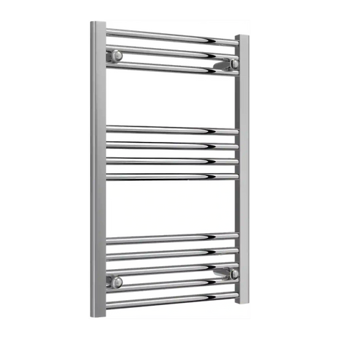 Sèche-serviettes chromé 500 mm de largeur · Chauffage central
