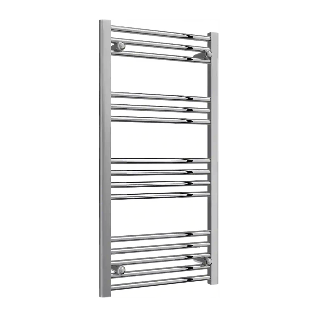 Sèche-serviettes chromé 500 mm de largeur · Chauffage central