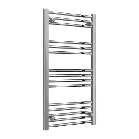 Sèche-serviettes chromé 500 mm de largeur · Chauffage central