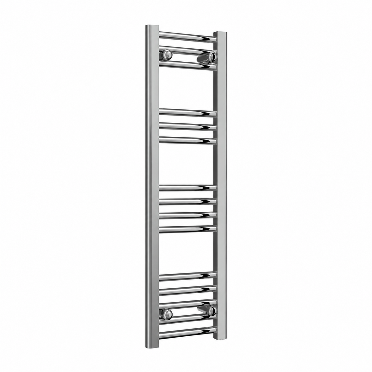 Sèche-serviettes chromé 300 mm de largeur · Chauffage central