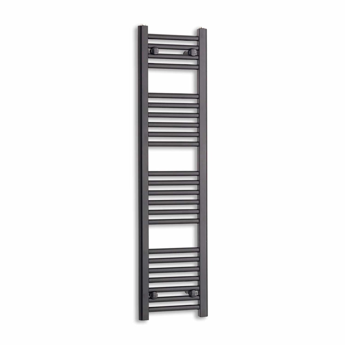 Sèche-serviettes noir 300 mm de largeur · Chauffage central