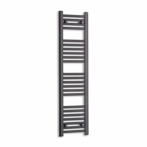 Sèche-serviettes noir 300 mm de largeur · Chauffage central