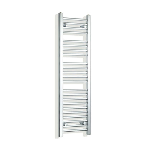 Sèche-serviettes chromé 300 mm de largeur · Chauffage central