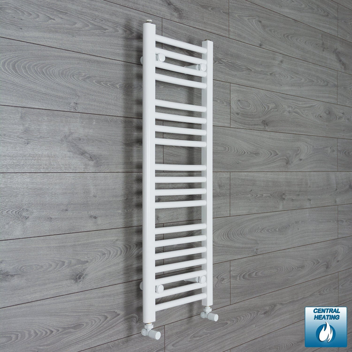 Sèche-serviettes blanc 300 mm de largeur · Chauffage central