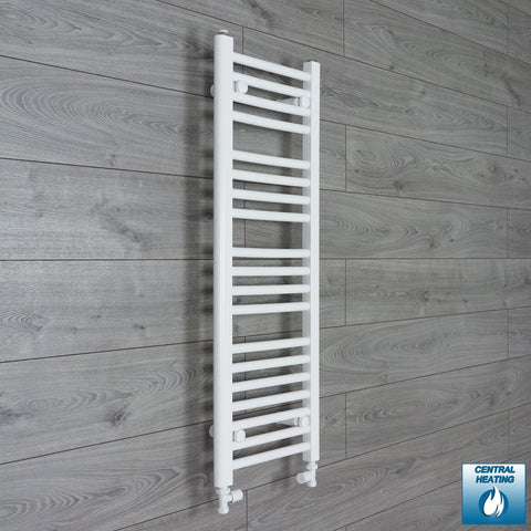Sèche-serviettes blanc 300 mm de largeur · Chauffage central
