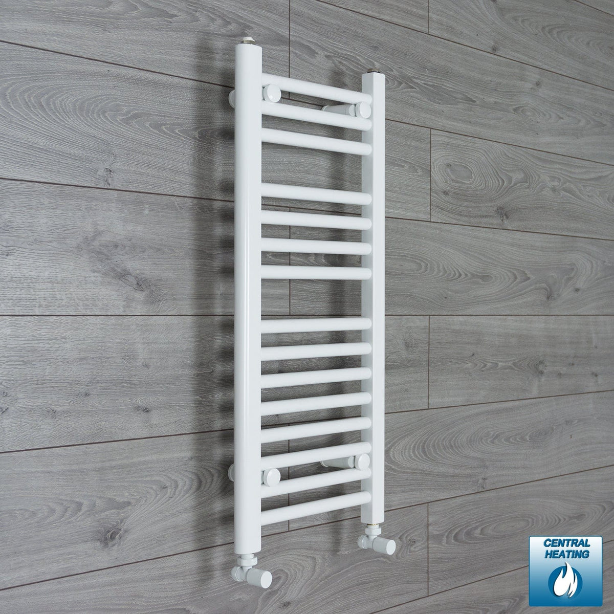 Sèche-serviettes blanc 300 mm de largeur · Chauffage central