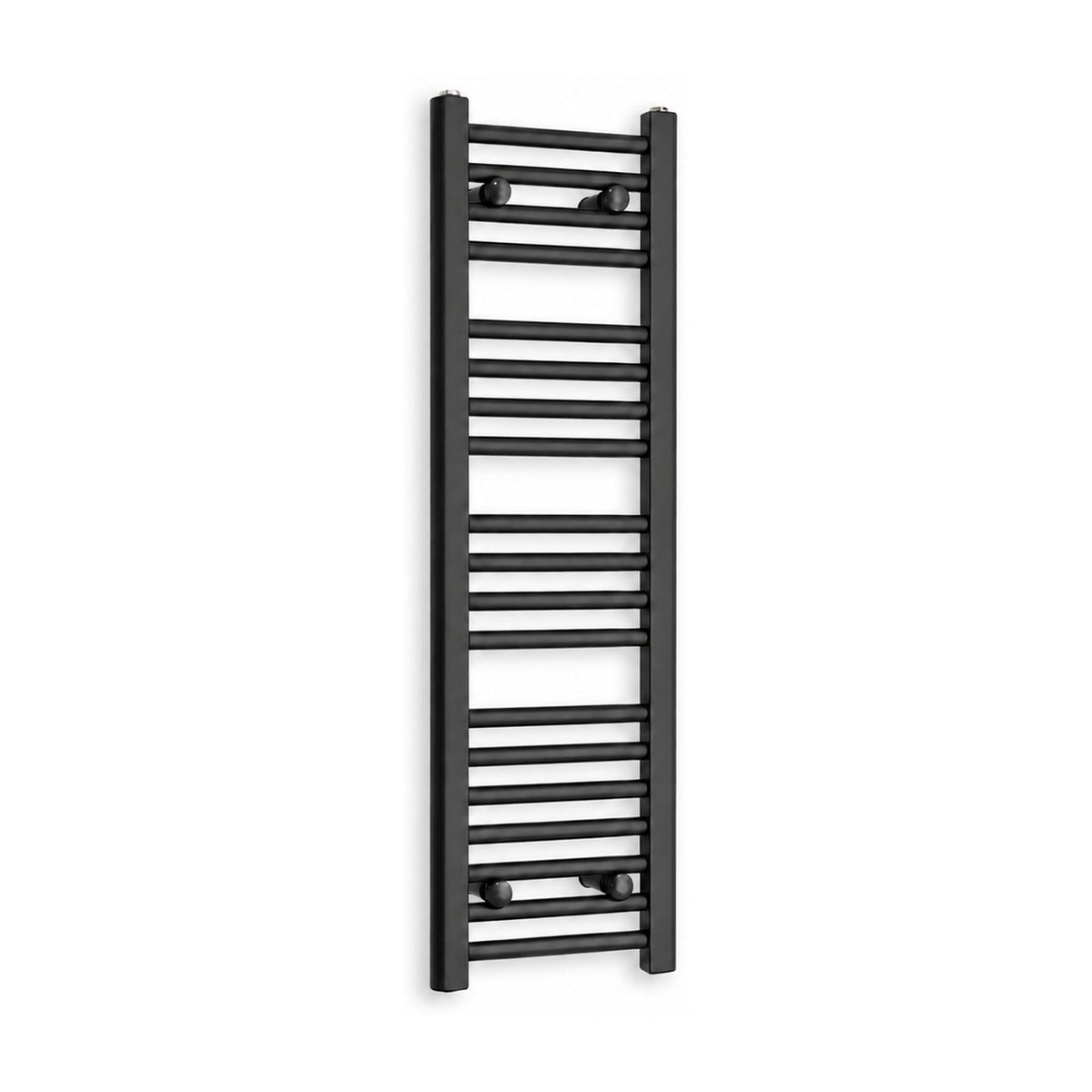 Sèche-serviettes noir 300 mm de largeur · Chauffage central
