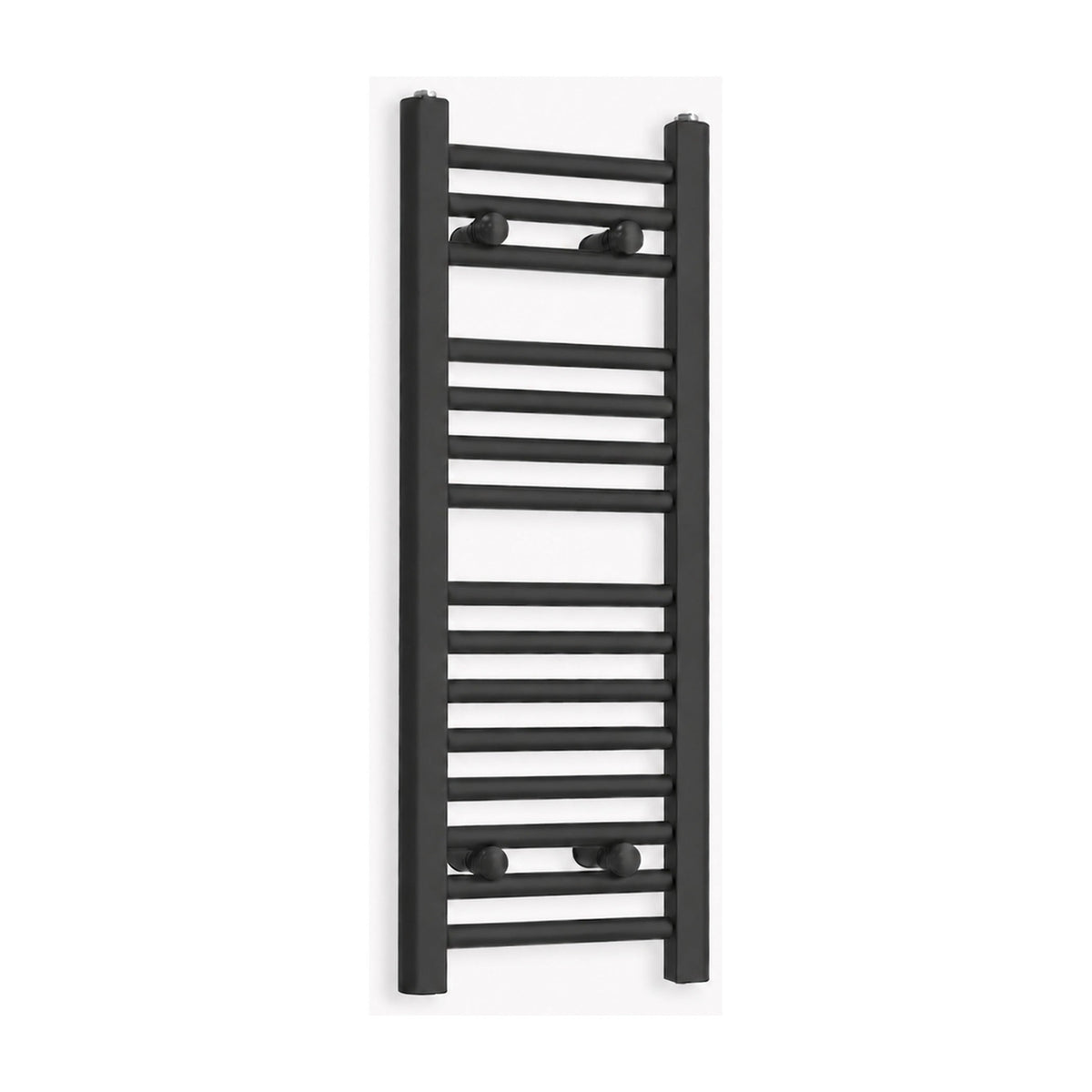 Sèche-serviettes noir 300 mm de largeur · Chauffage central